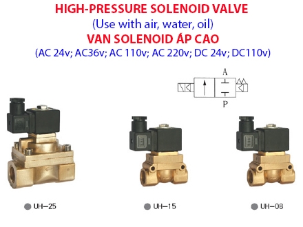 Van solenoid UH (áp cao)